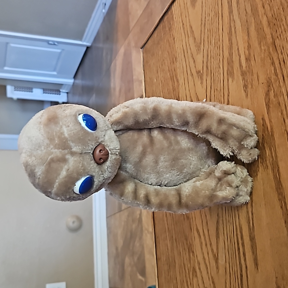 VTG Retro 80s ET Extra Terrestrial Light Brown Plush Toy 1982